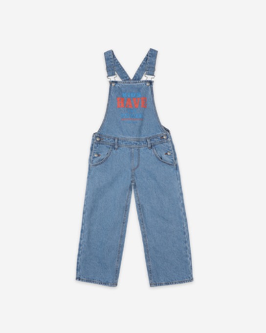 Kids Have the Power Denim Dungaree _121AC169