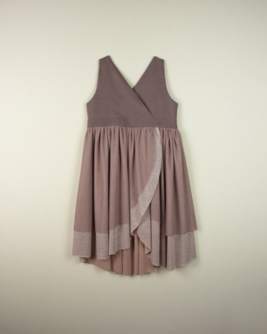 Double Layer dress_Mod.30_Pink Linen