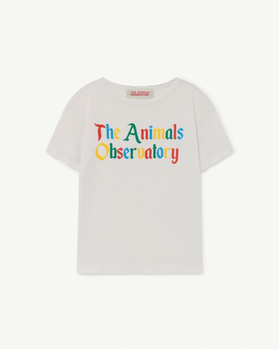 ROOSTER KIDS+ T-SHIRT White The Animals_F21001-009_FI