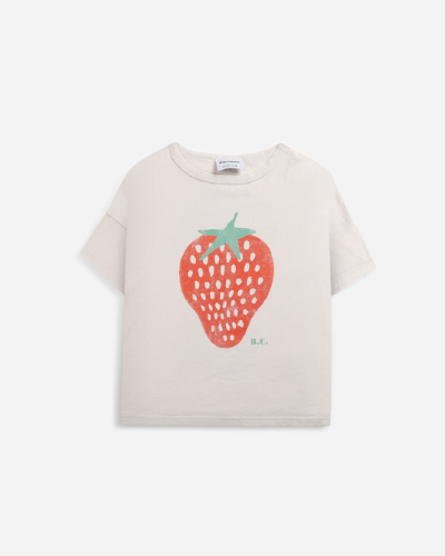 Strawberry short sleeve T-shirt_122AC005
