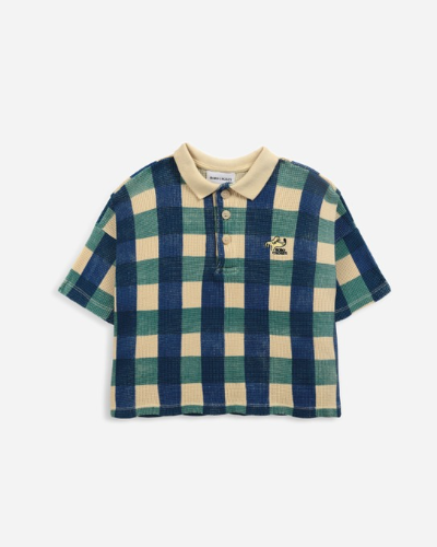Chekered Blue polo_122AC019