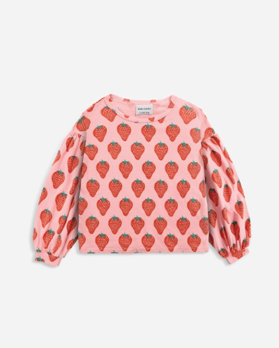 Strawberry all over long sleeve T-shirt_122AC020