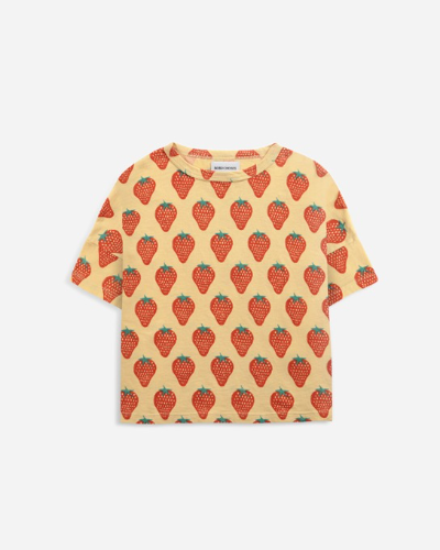 Strawberry all over short sleeve T-shirt_122AC004