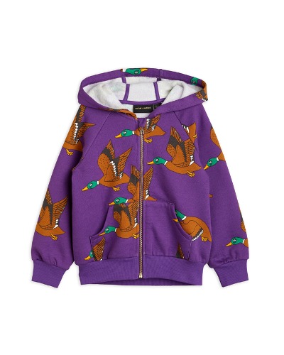 Ducks aop zip hoodie_Purple_2272001145